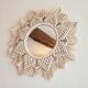 Handmade macramé mirror