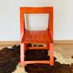 Red folding chair, Italy 1960s