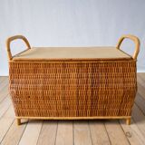 Rattan and bamboo toy bench 1970