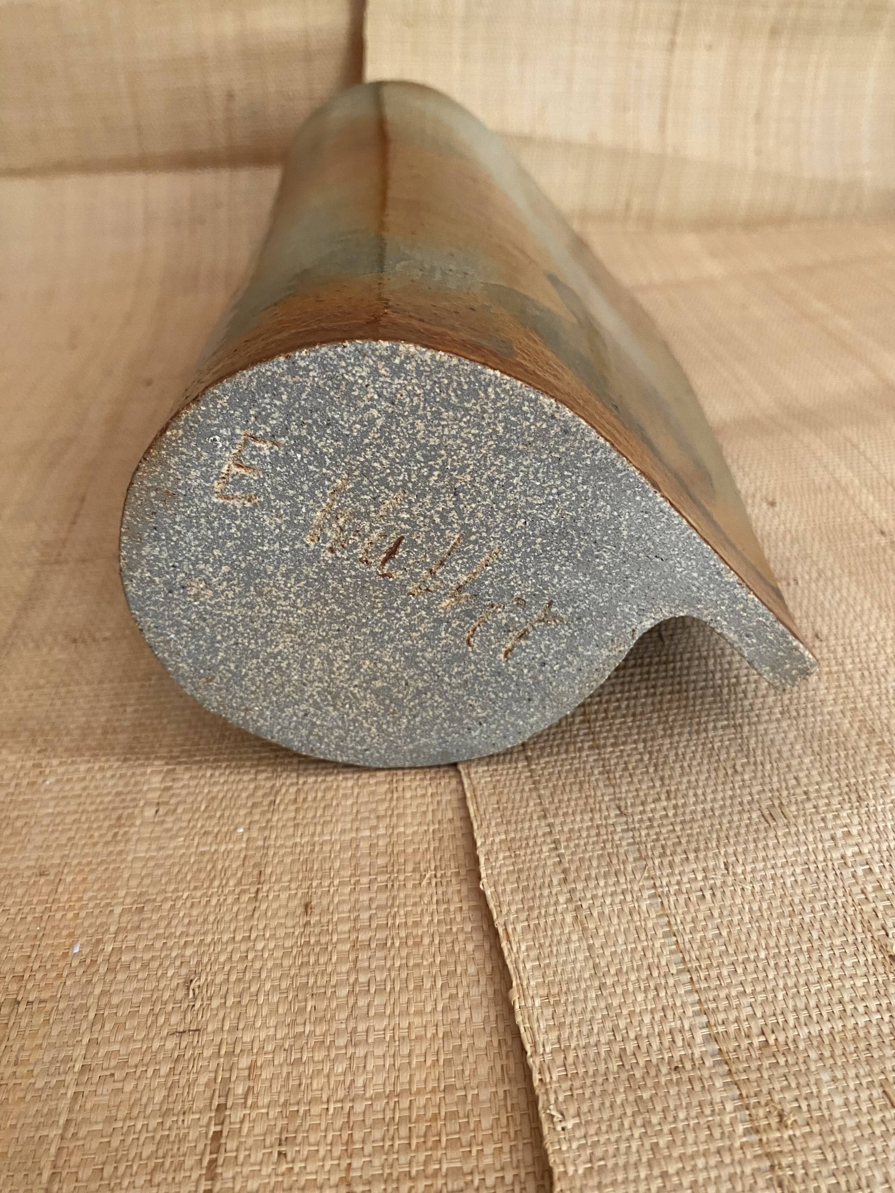 Free-form ceramic vase from the 1970s.
