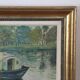 Oil painting on canvas, study work based on Monet.
