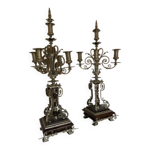 paire de chandeliers