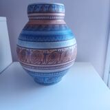Ceramic vase vallauris lb, l bacculini