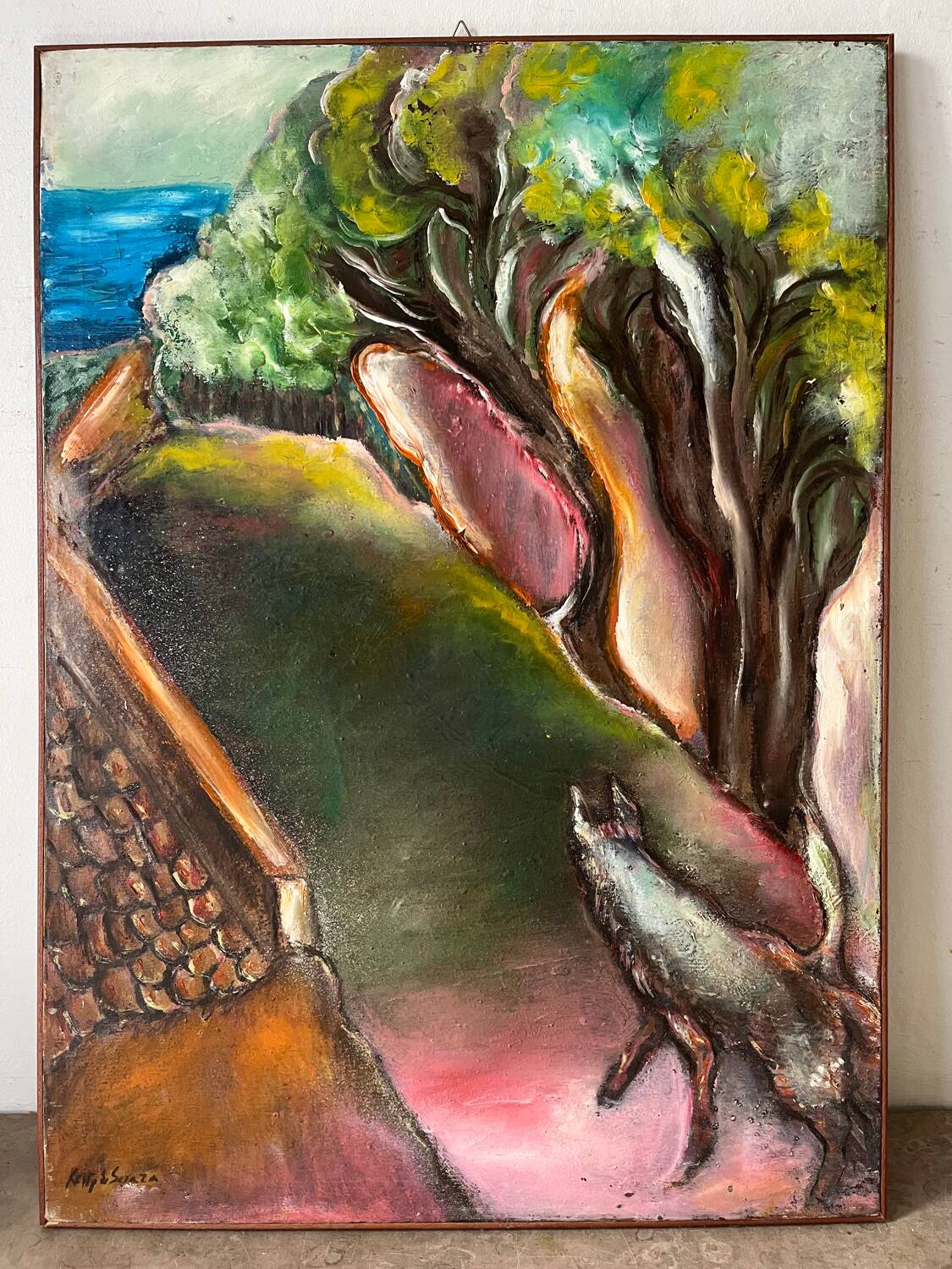 The Wolf's Path, signed Kelly de S.