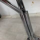 Table verre acier