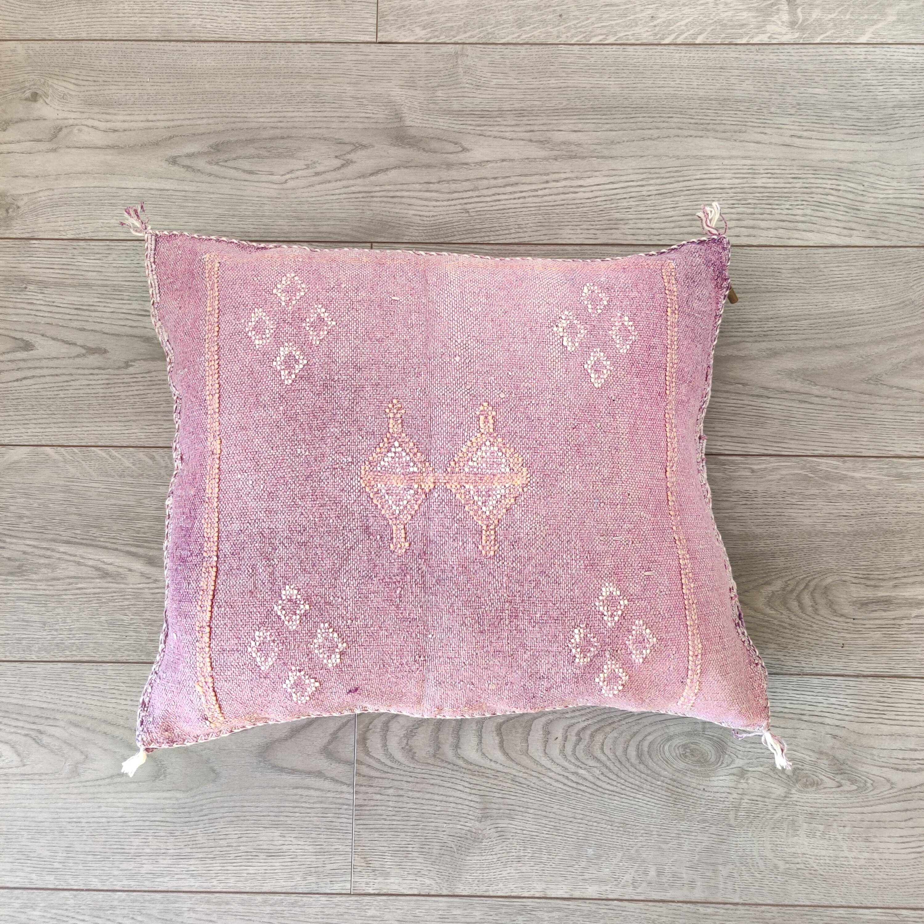 Cactus Silk Purple Sabra Cushion
