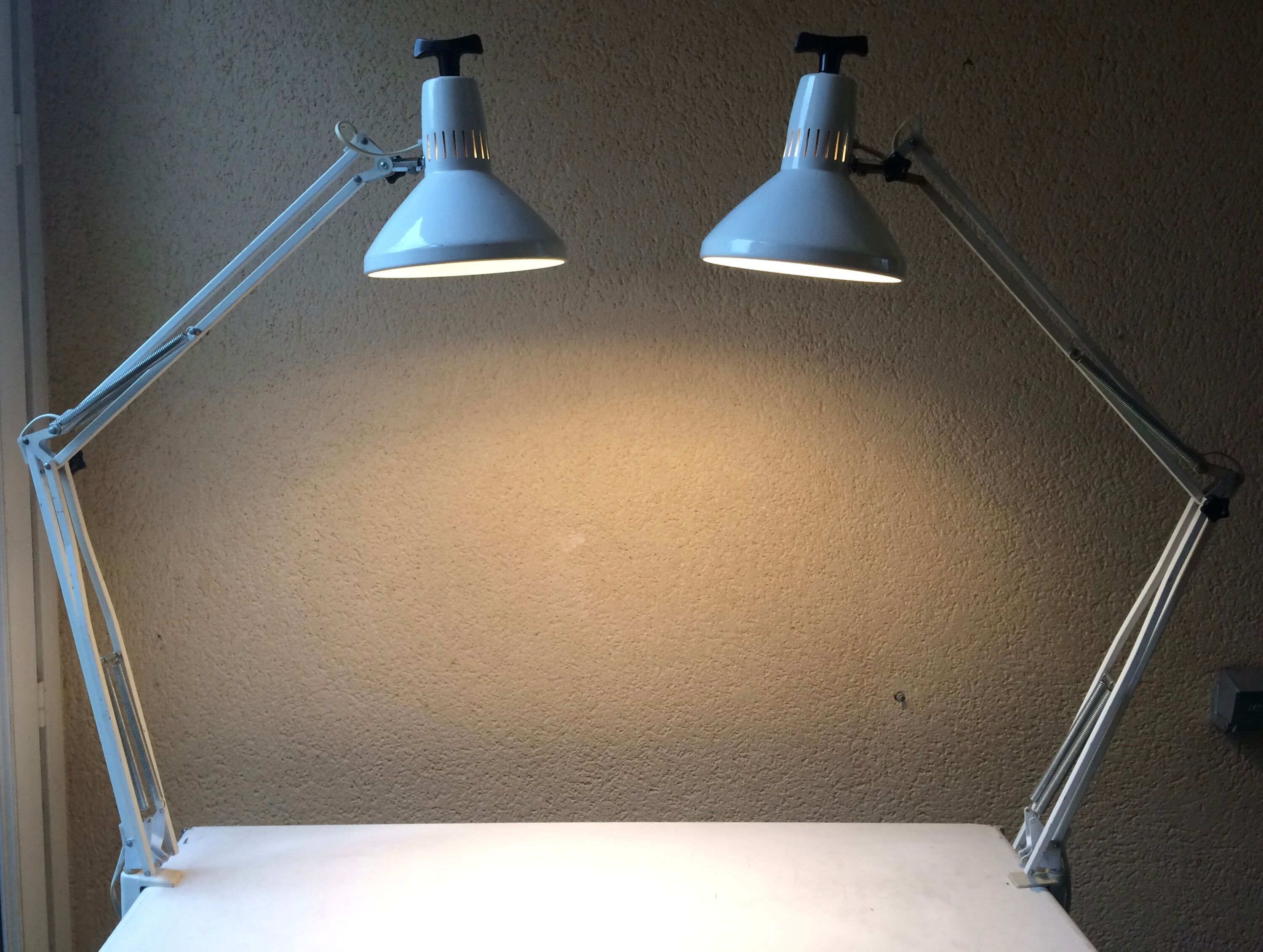 Lampe de bureau architecte atelier vintage 70s