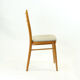 Mid Century Chair In Blond Wood, Czechoslovakia 1960s