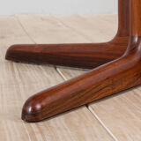 Skovby rosewood extendable table with 2 leaves, Denmark 1970s