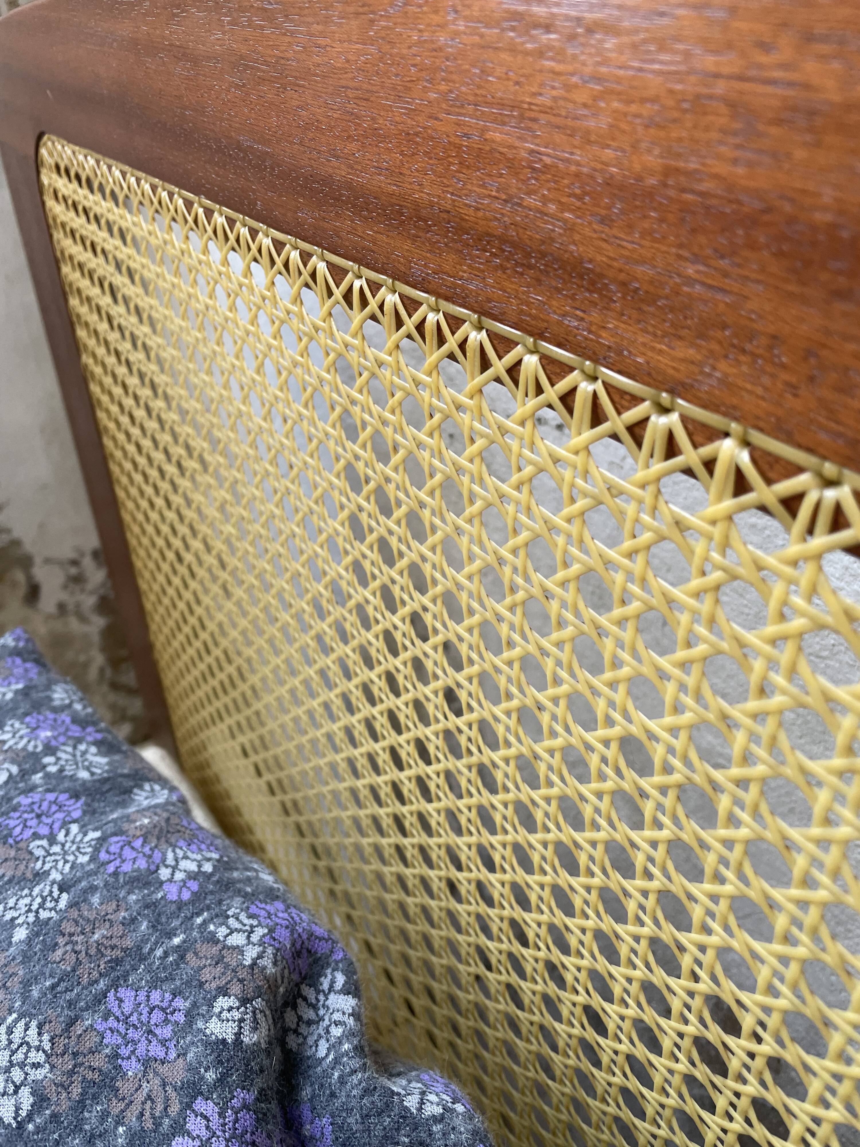 Lit Roset SNA teck et cannage 1 place