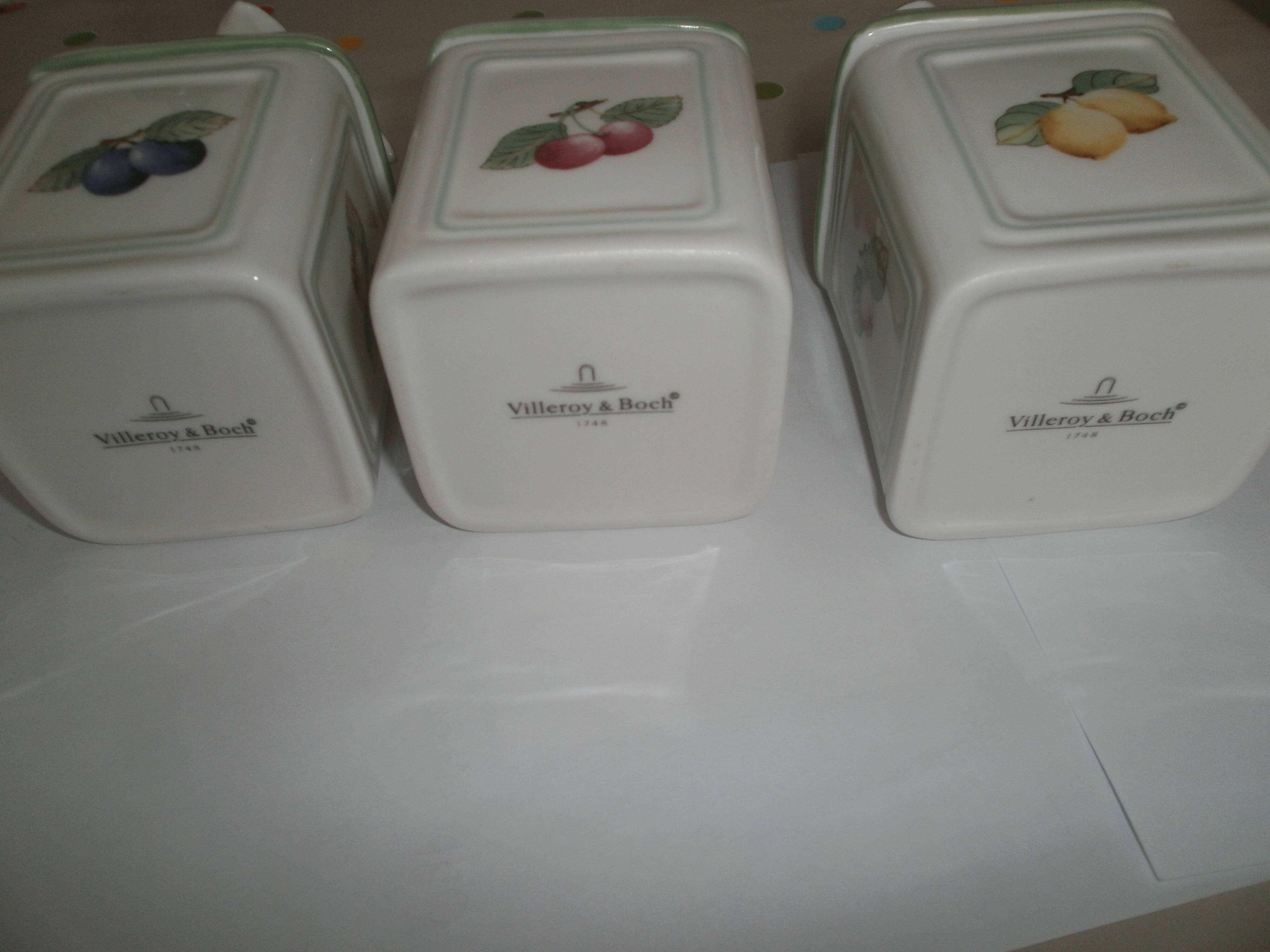 Trio de pots à confiture Villeroy & Boch