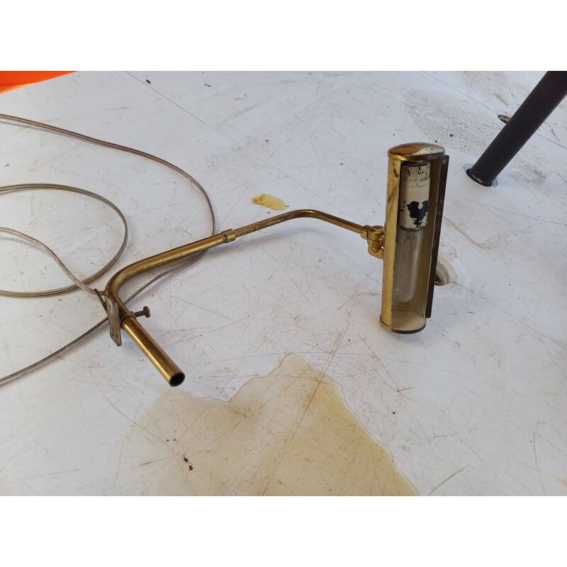 2 brass picture lamps