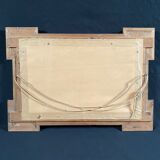 Napoleon III-style bevelled mirror 80x56cm