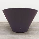 Girola armchair from Tacchini in purple leather