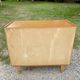 Vintage Mid-Century Scandinavian chest of drawers with tapered legs, 4 drawers, Oak, 1950s.