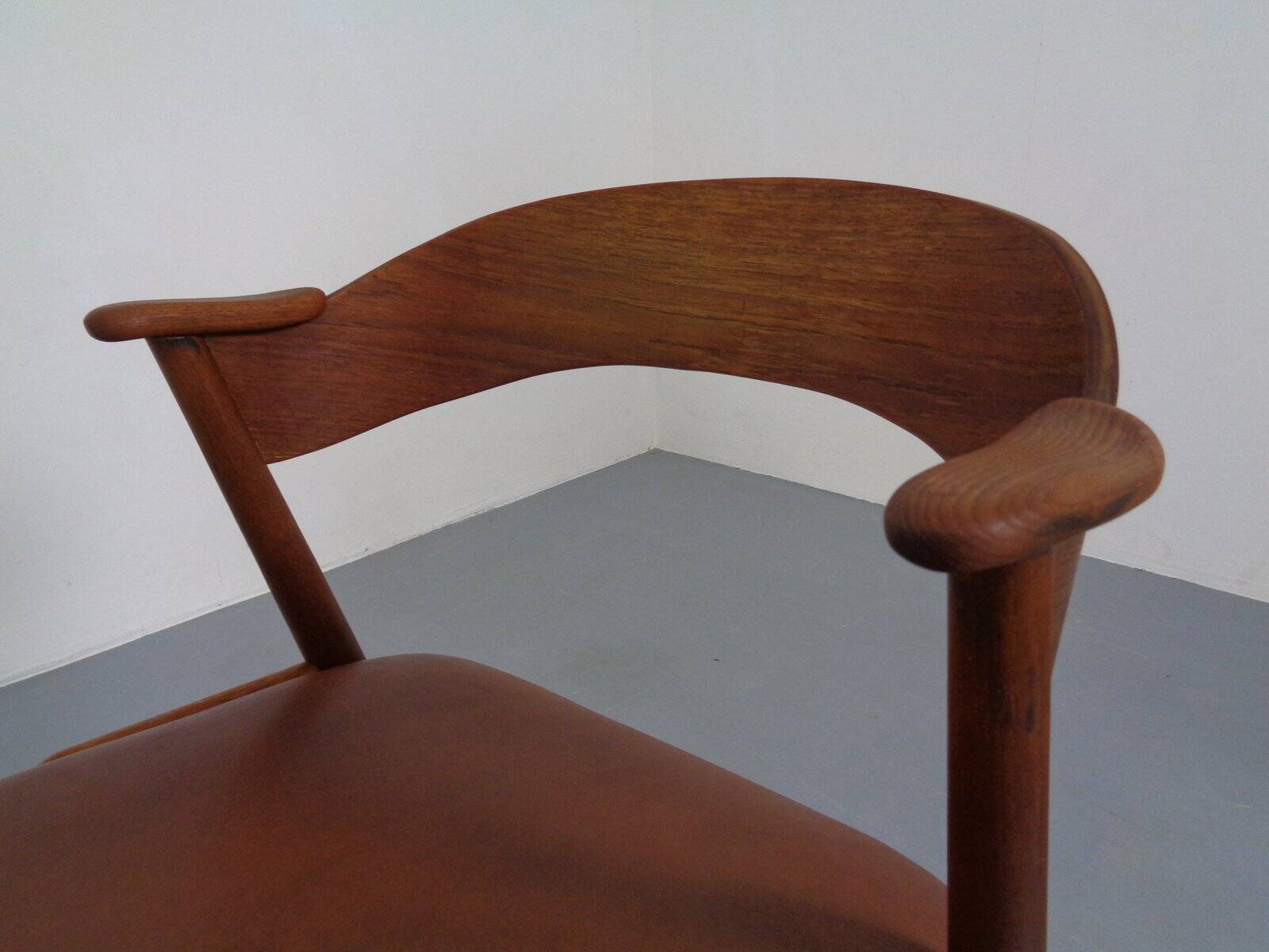 Teak dining chairs in teak by Korup Stolefabrik, Denmark, 1960s, set of 2.