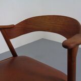 Teak dining chairs in teak by Korup Stolefabrik, Denmark, 1960s, set of 2.