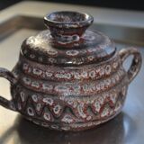 Ceramic pot with lid by Jean Austruy Vallauris