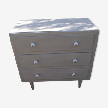 Chest of drawers painted wood from the 50s
