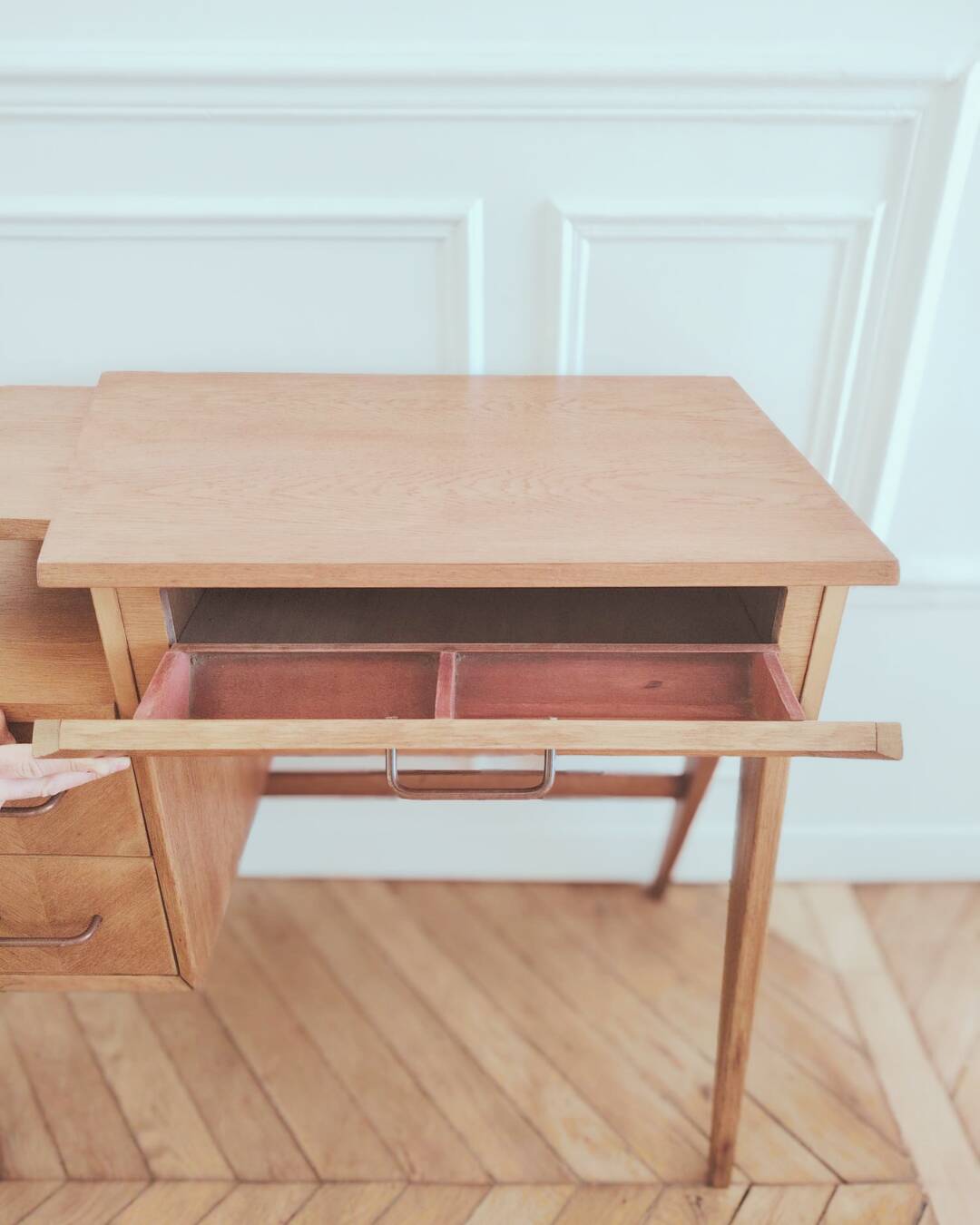 Vintage Scandinavian style desk, 1950s-60s.