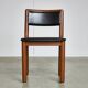 Set of Italian Leather Glossy Finish Chairs