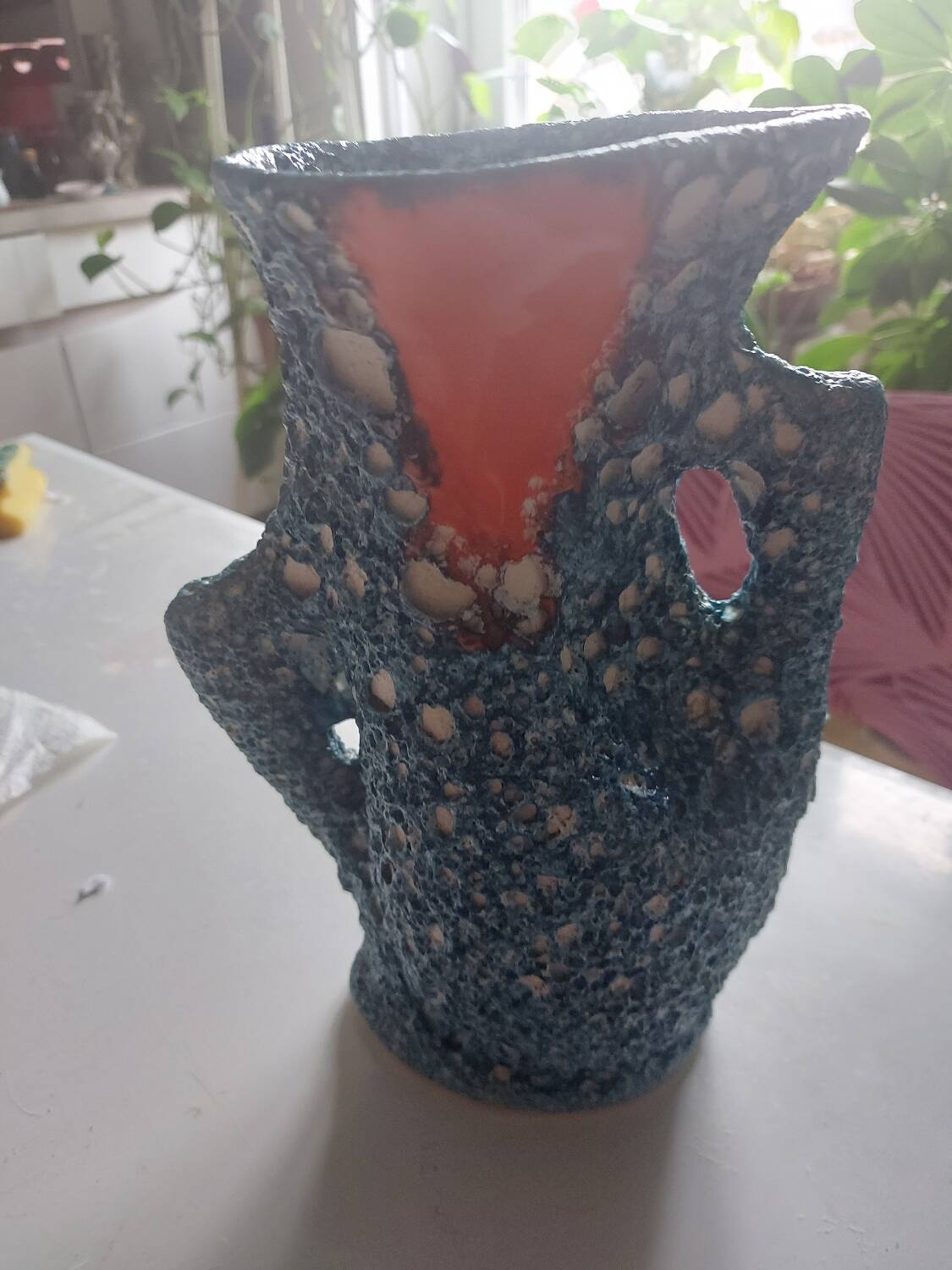 Ancien vase fatlava, style Vallauris