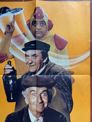 Original cinema poster "La Soupe aux choux" Louis de Funes 60x160cm 1981