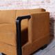 Czech Art Deco Sofas and Lounge Chairs in Beech and Oak attributed to Jindrich Halabala for Up Závody, 1930s, Set of 3