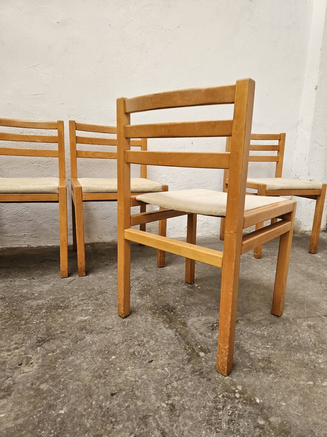 Set of 6 Swedish chairs 1970