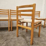 Set of 6 Swedish chairs 1970