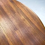 Round Dining Table in Solid Teak, 1970s