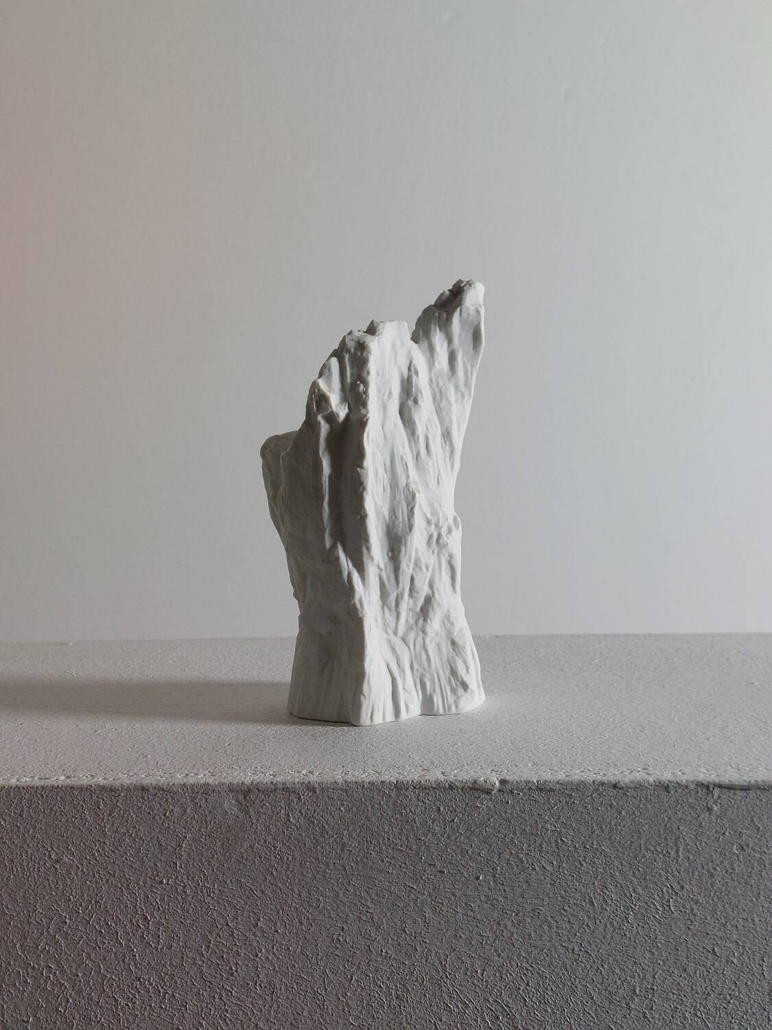 Biscuit porcelain vase, mid-20th century