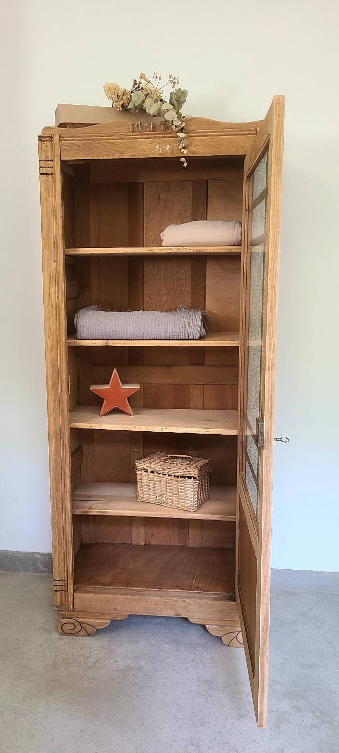 Parisian Art Deco wardrobe Parisian furniture in raw wood