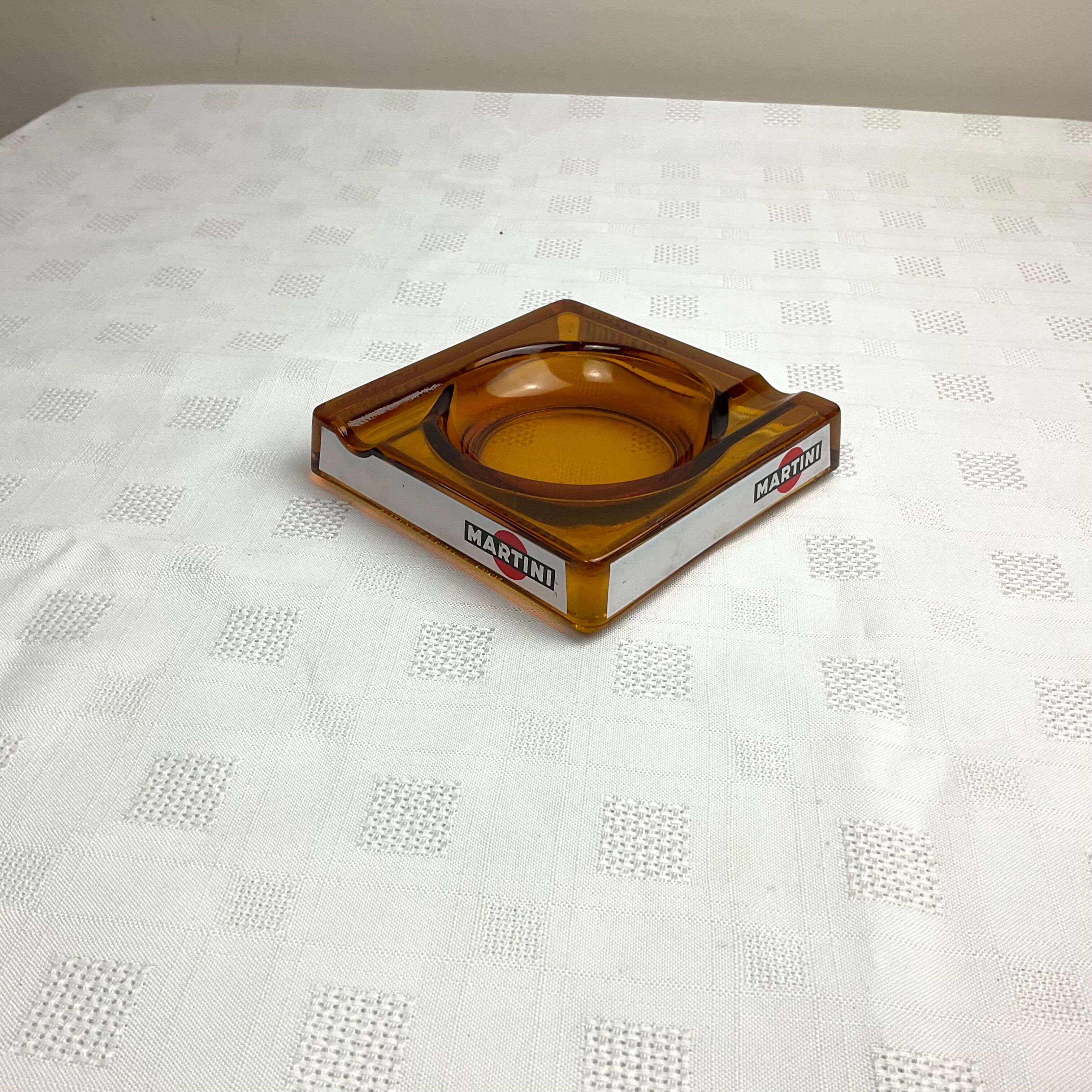 Vintage Martini ashtray. Creation Publicitas Paris