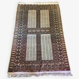 Beige wool Persian rug 210x130