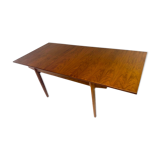 Danish 1960’s mid century modern maple extending dining table