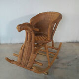 Horse rocking rattan