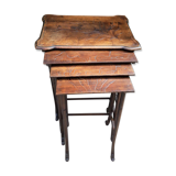 Tables gigogne art nouveau motifs floraux