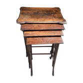 Tables gigogne art nouveau motifs floraux