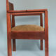 Oak Art Deco Amsterdam School Armchair 1920s