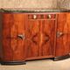 1930s art deco style walnut sideboard