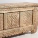 Antique mint green patinated TV cabinet (c.1900) #33