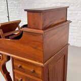 20th century Davenport desk with walnut piano top