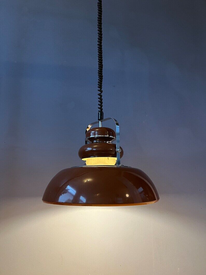 Vintage Anvia space age pendant lamp