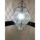 Italian Style Murano Glass Pendant in Transparent