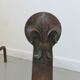 Paire de chenets modernistes en bronze massif