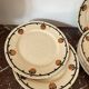 Set of Badonvillers art deco plates
