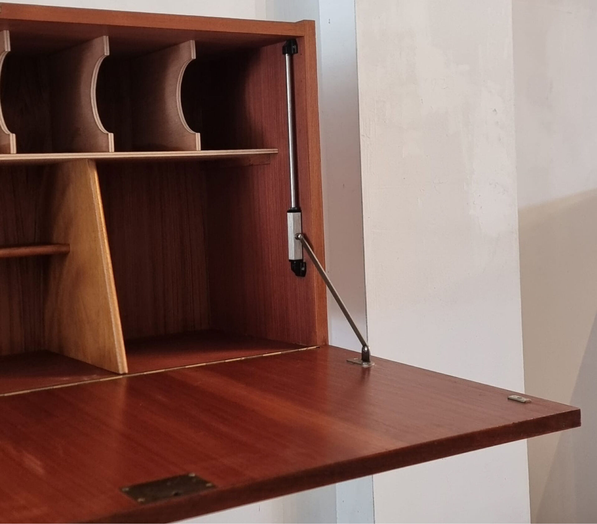 Mid-century drop-leaf cabinet