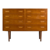 Danish Teak Sideboard Dresser Chest of Drawer by Poul Hundevad - 1960s Design Mid-Century