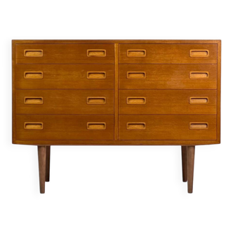 Danish Teak Sideboard Dresser Chest of Drawer by Poul Hundevad - 1960s Design Mid-Century